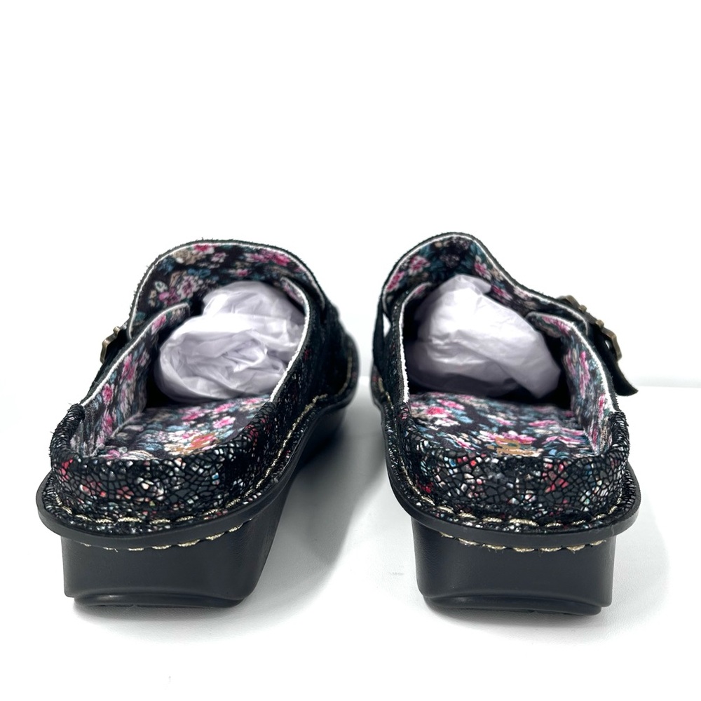 Alegria Black Brigid Floral Mules - Picture 4 of 7